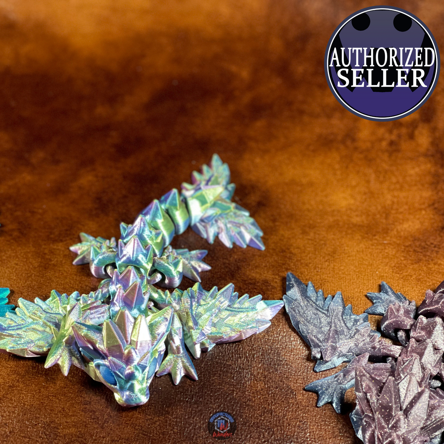 Baby Crystal Dragon and Crystal Egg